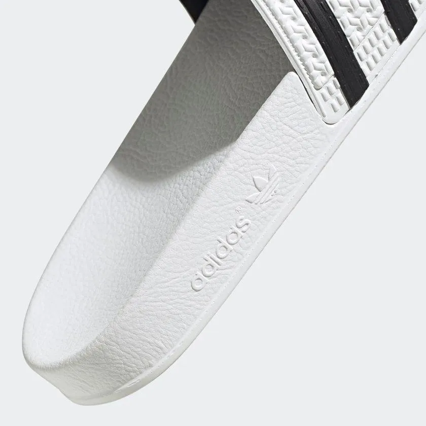 Adidas Adilette Slides - White / Core Black