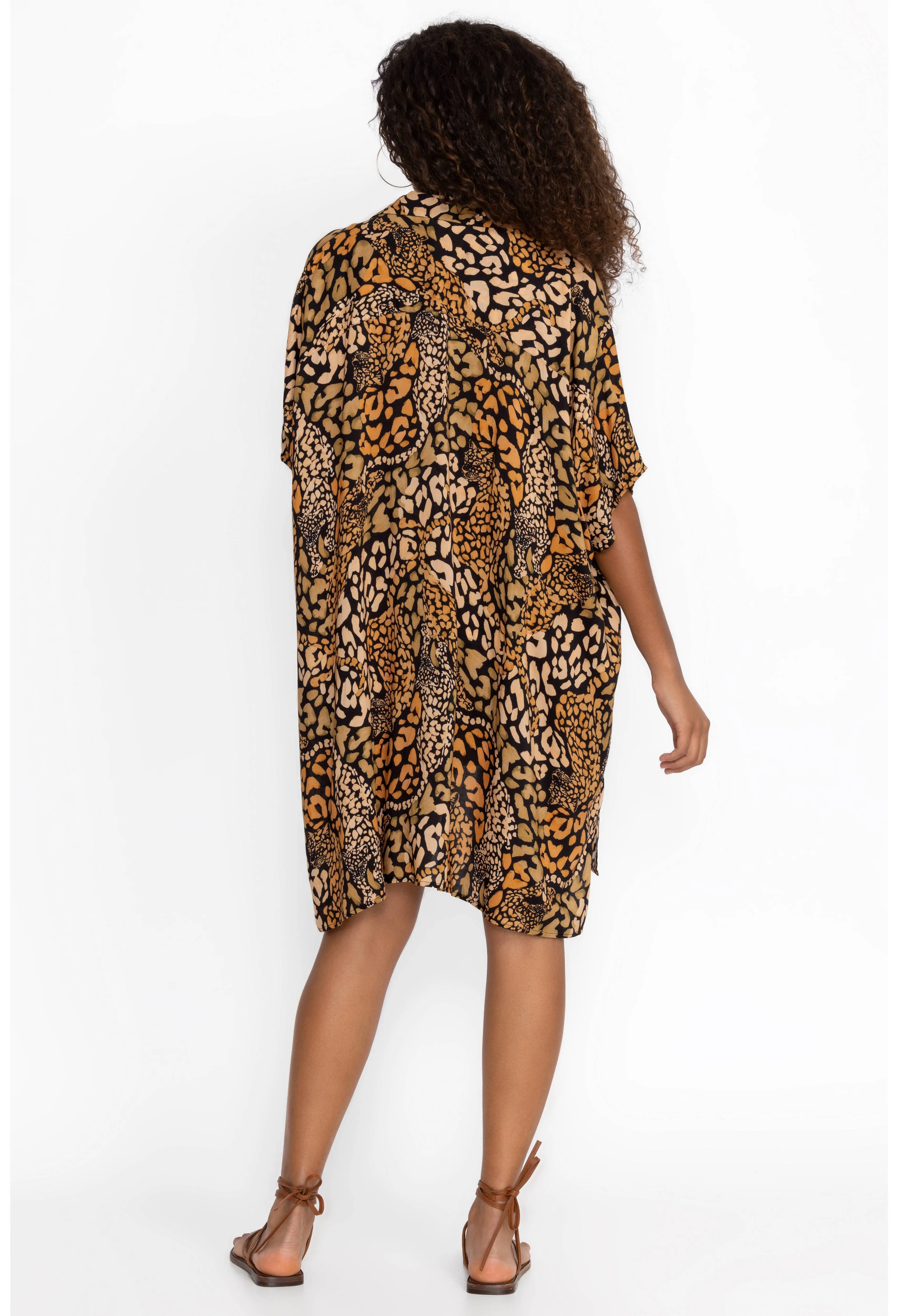Afeni Gold Oversized Shirt