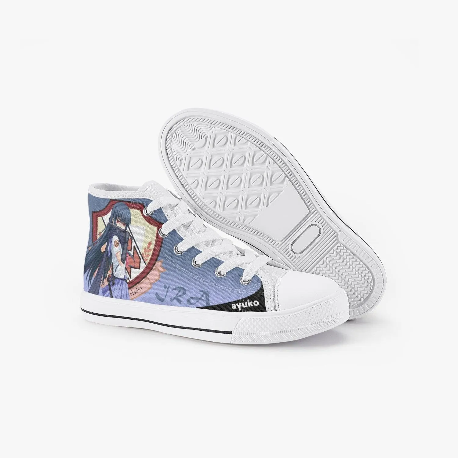 Angel Beats Shiina Kids A-Star High Anime Shoes