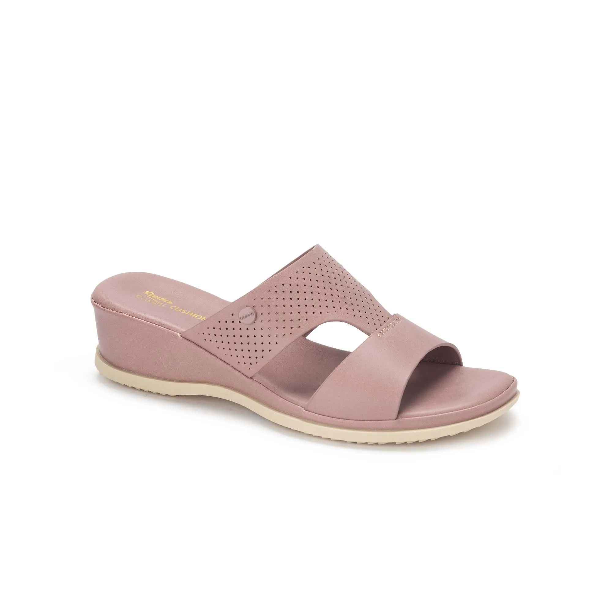 BATA Comfit Women Mule Wedge Sandals 651X070
