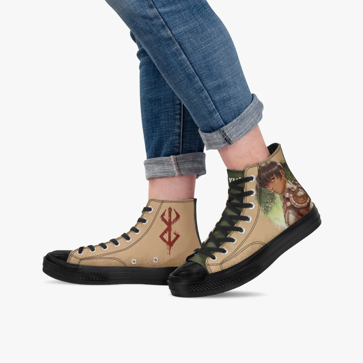 Berserk Casca A-Star High Anime Shoes
