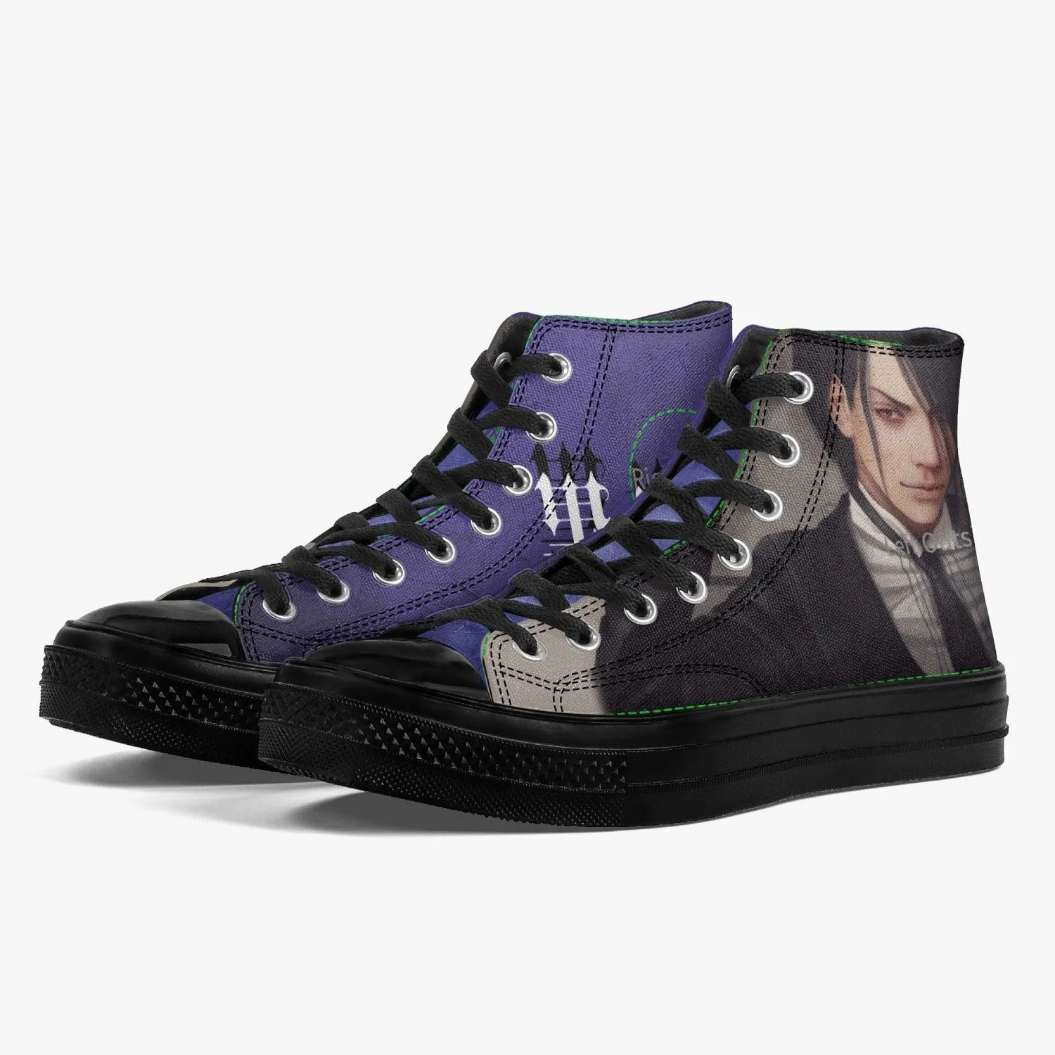 Black Butler Sebastian Michaelis A-Star High Anime Shoes