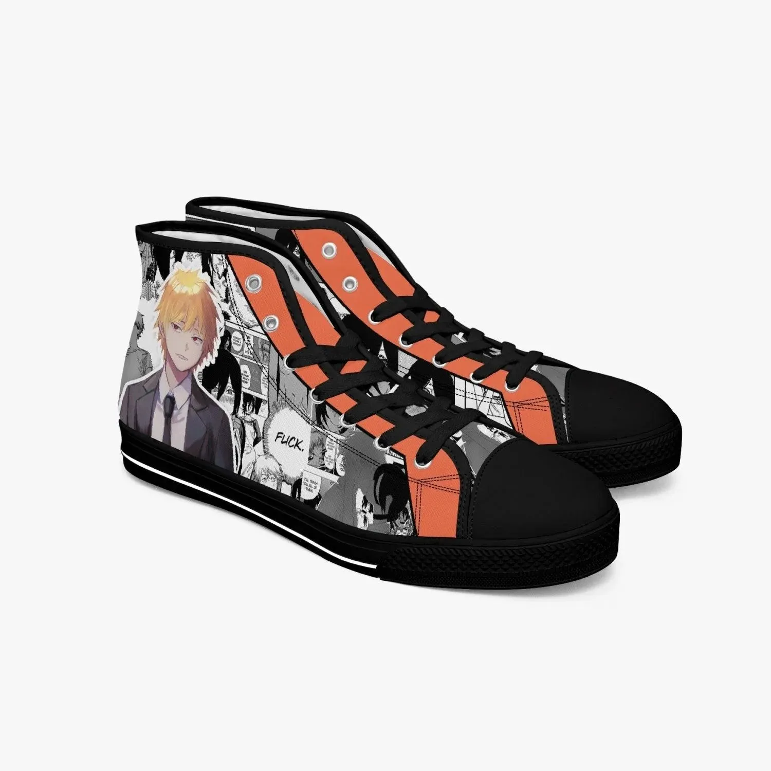 Chainsaw Man Denji X Reze A-Star Mid Anime Shoes