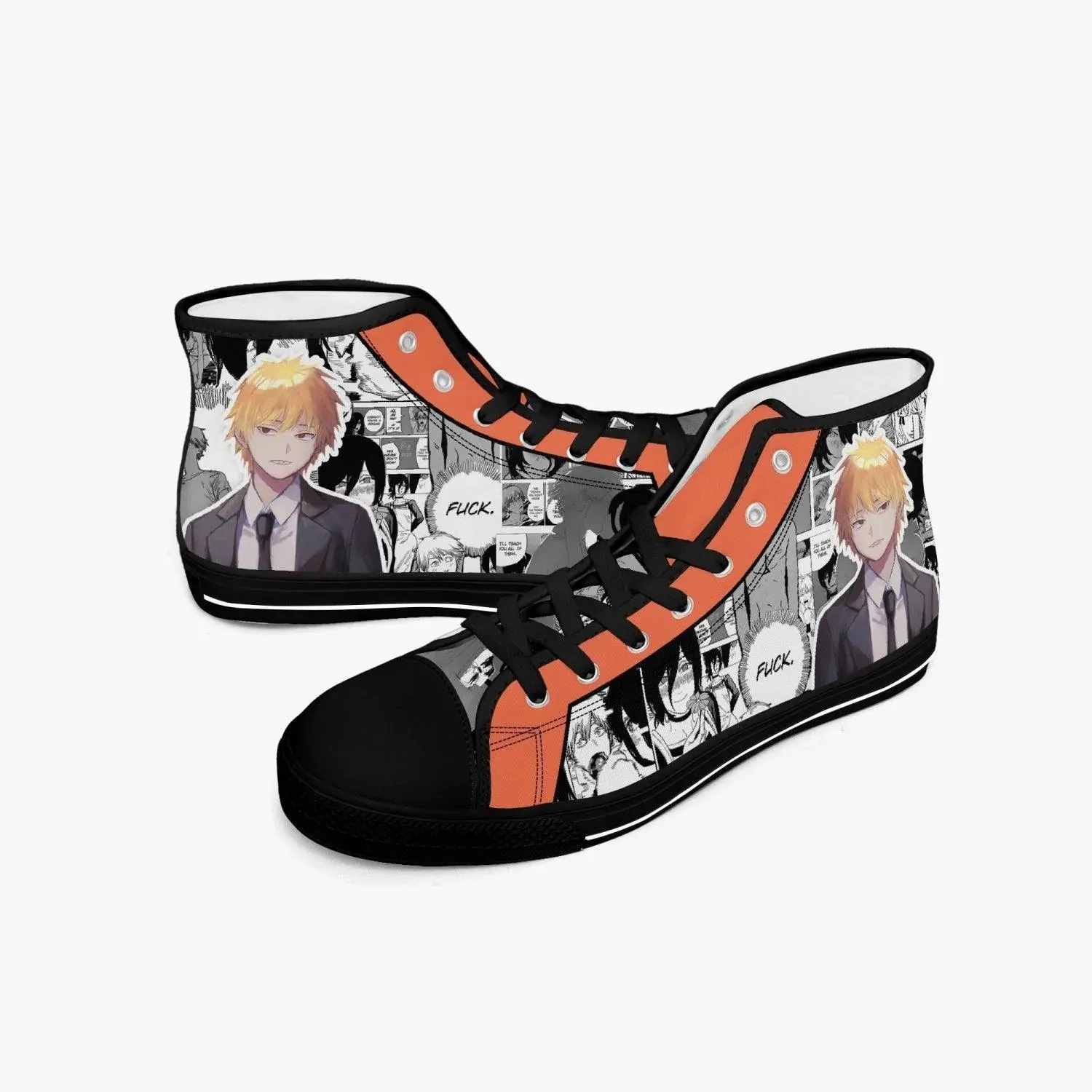 Chainsaw Man Denji X Reze A-Star Mid Anime Shoes