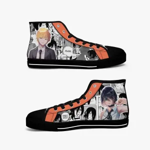 Chainsaw Man Denji X Reze A-Star Mid Anime Shoes