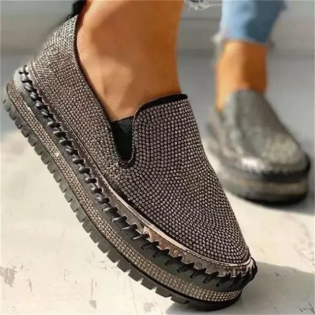 Cilool- Women Rhinestone Shoes