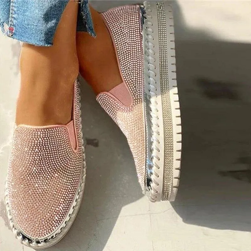 Cilool- Women Rhinestone Shoes