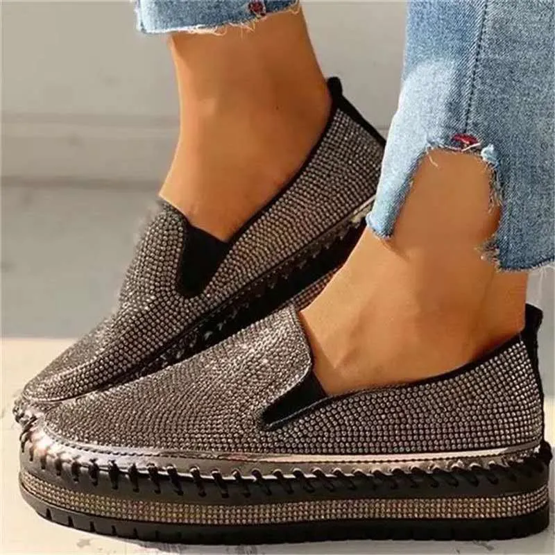 Cilool- Women Rhinestone Shoes