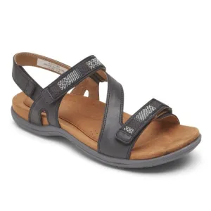 Cobb Hill Women's Rubey Strappy Sandals- Black