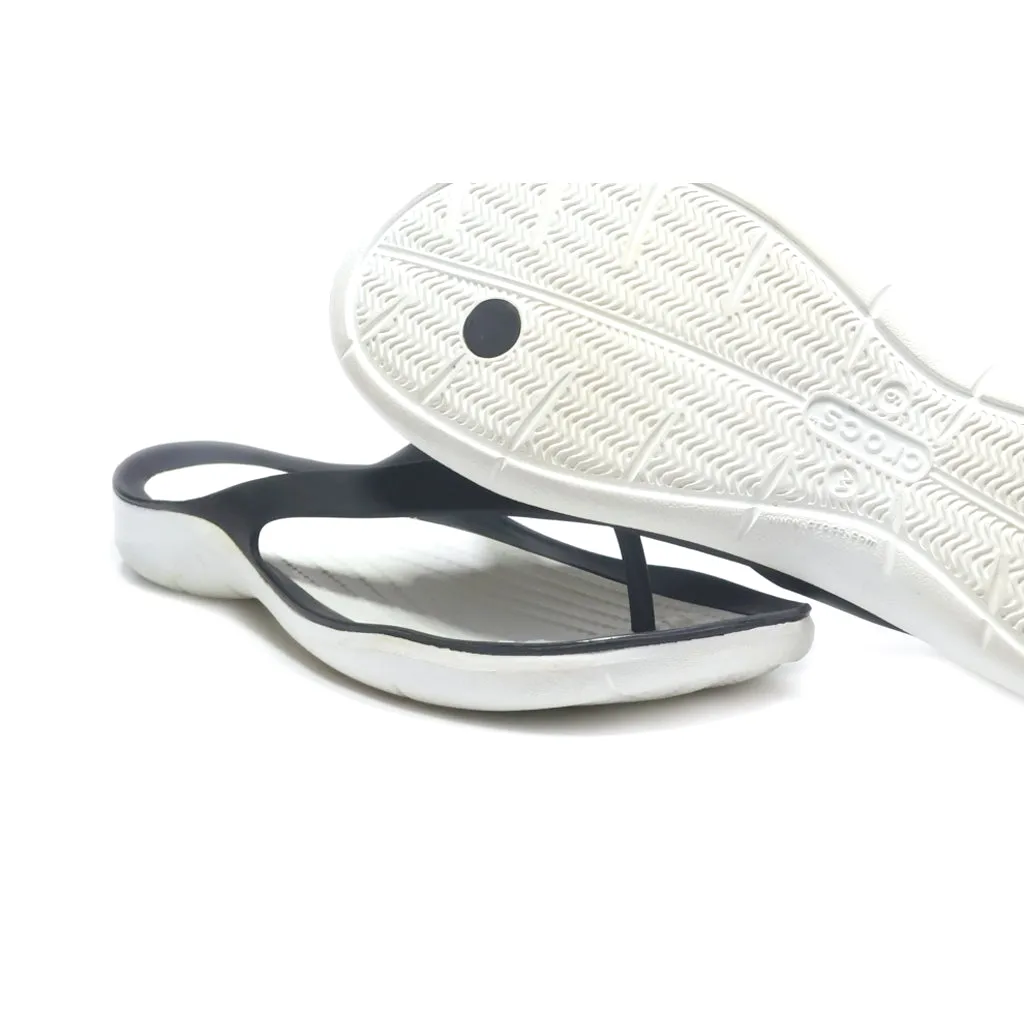 Crocs Swiftwater Wave Flip Flops Eva Black Colour For Women