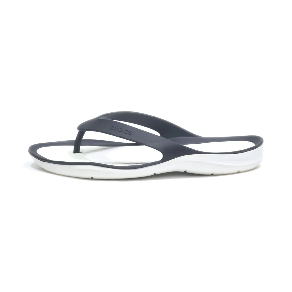 Crocs Swiftwater Wave Flip Flops Eva Black Colour For Women