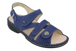 Finn Comfort Women's Gomera Sandals- Nabuk Royal