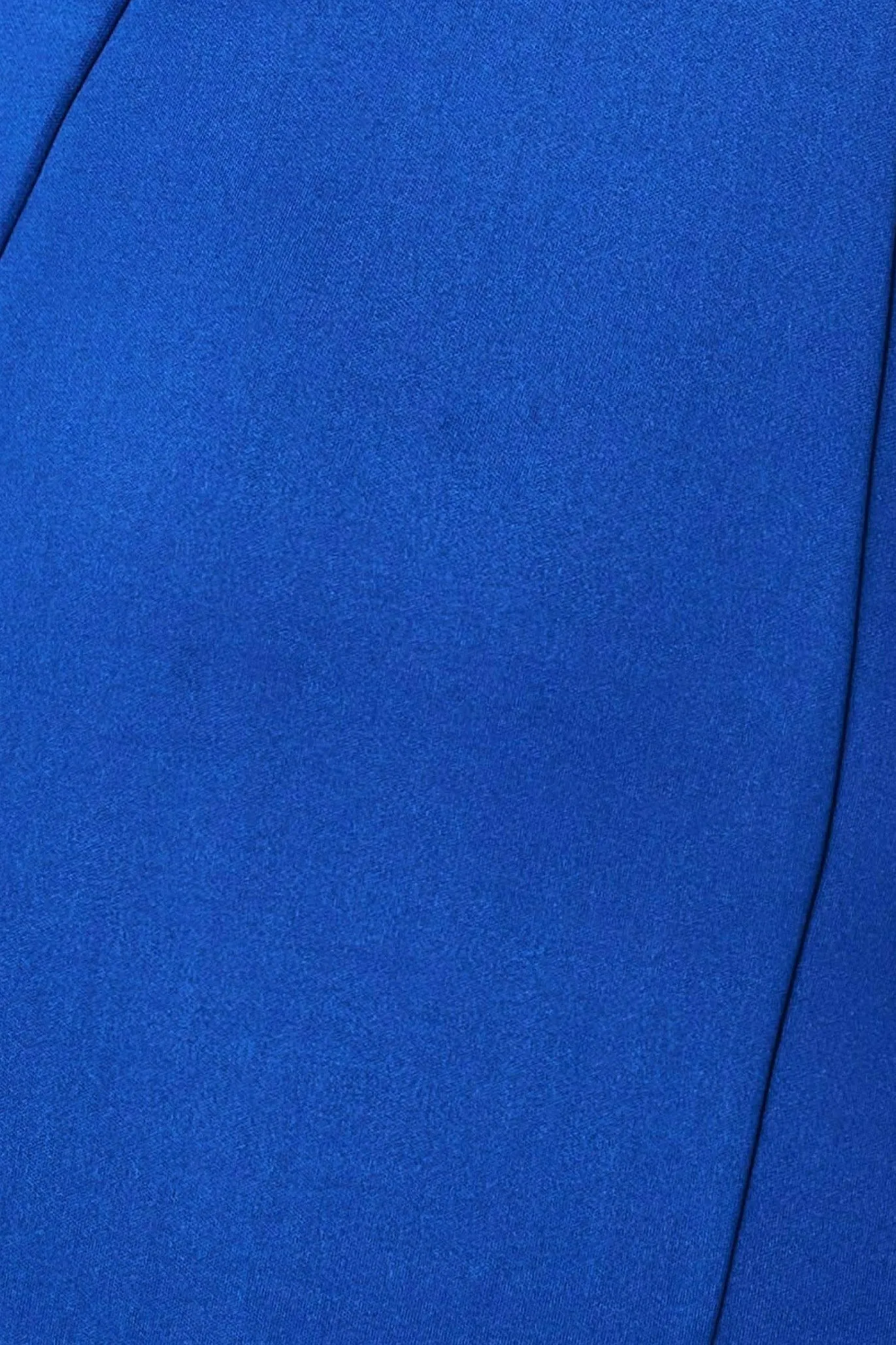 Goddiva Off The Shoulder Scuba Foam Maxi - Royal Blue