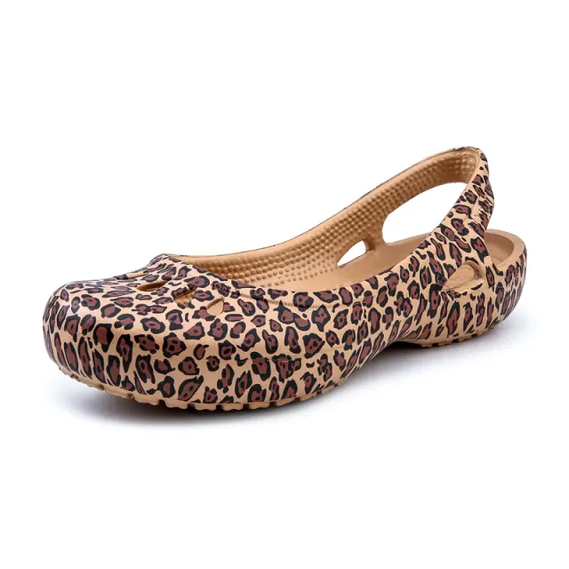 Iza Women's Slip-On Flat Breathable Summer Black Shoes