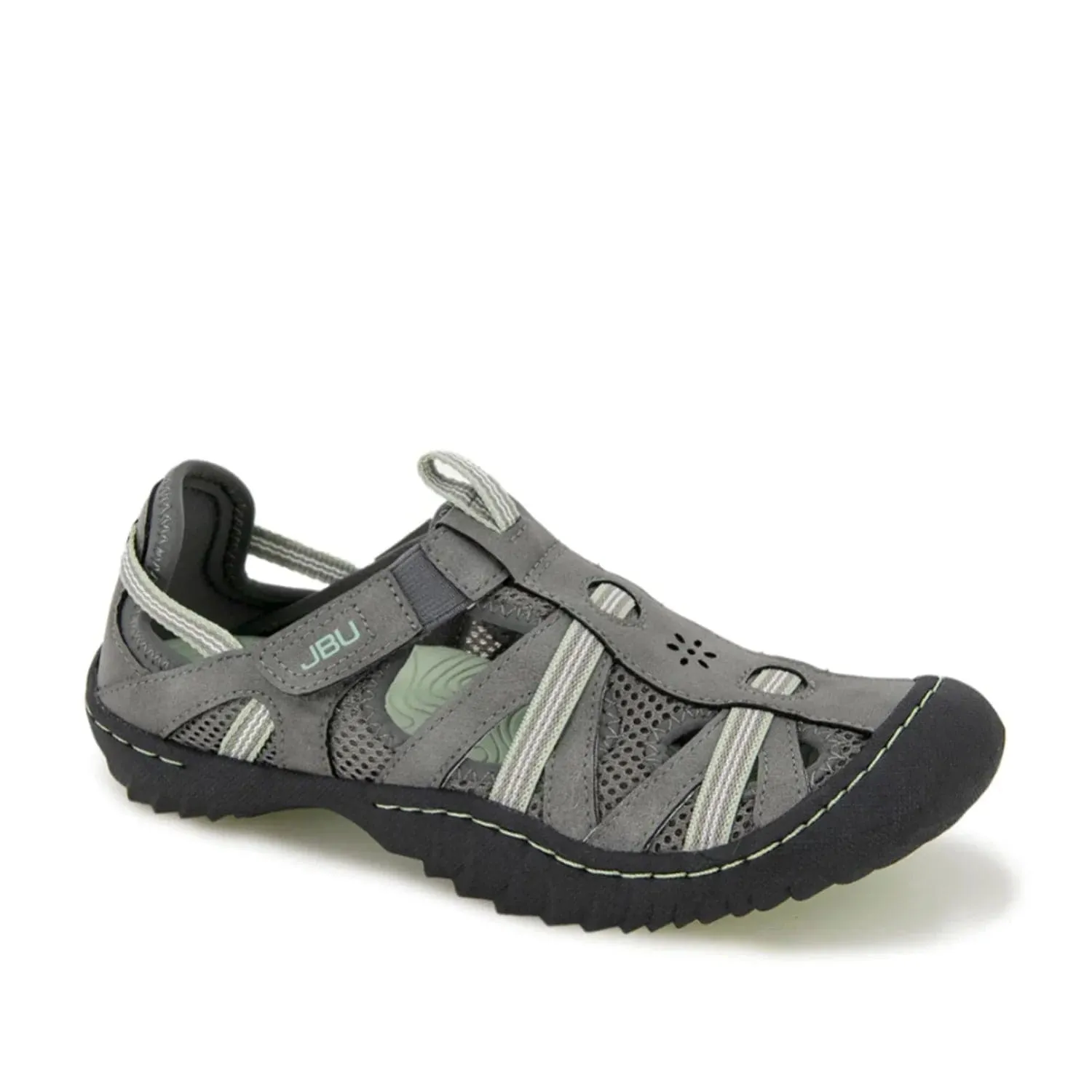 JBU Women's Regional Water Ready Shoes- Dark Grey/Pale Moss