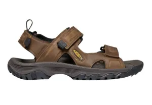 Keen Men's Targhee III Open Toe Sandals- Bison/ Mulch