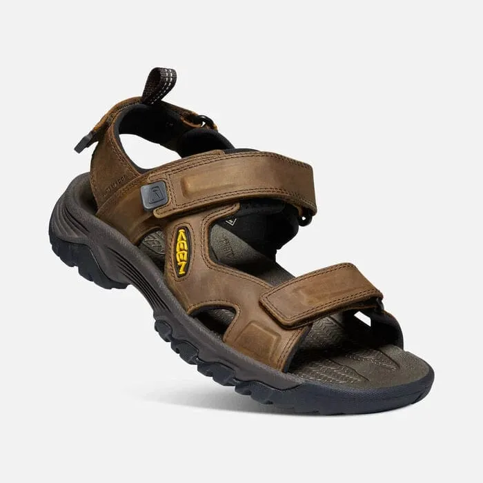 Keen Men's Targhee III Open Toe Sandals- Bison/ Mulch