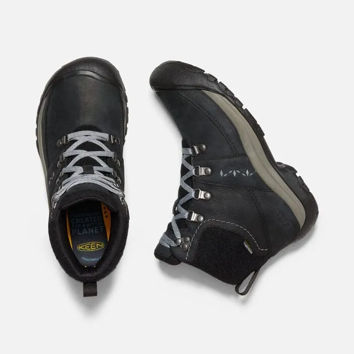 Keen Women's Kaci III Winter Mid Waterproof Boots- Black/ Steel Grey