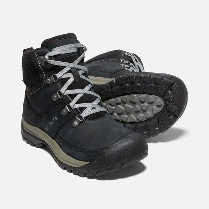 Keen Women's Kaci III Winter Mid Waterproof Boots- Black/ Steel Grey