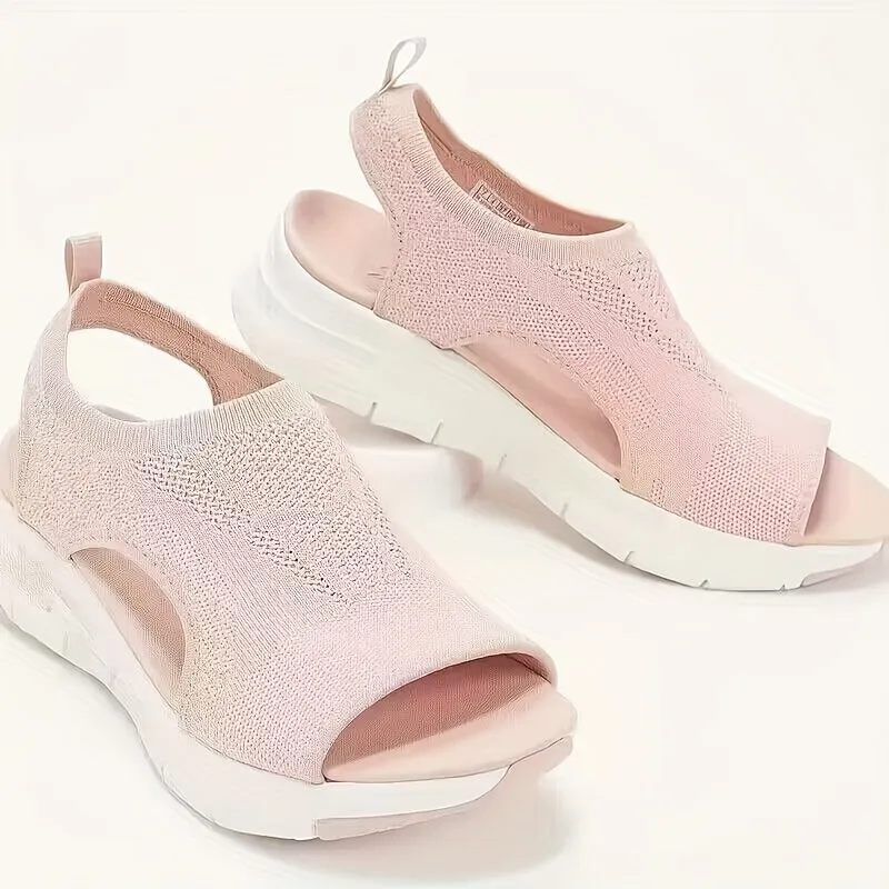 Matilda™ Open Toe Knitted Cut-out Sandals