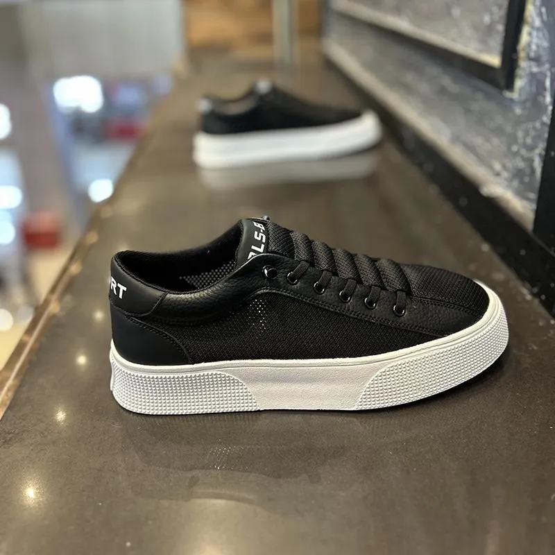 Men's breathable mesh slip-on sports casual sneakers