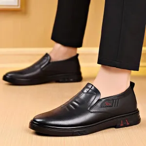 Men's Genuine Leather Casual Soft Sole Breathable Leather Shoes
