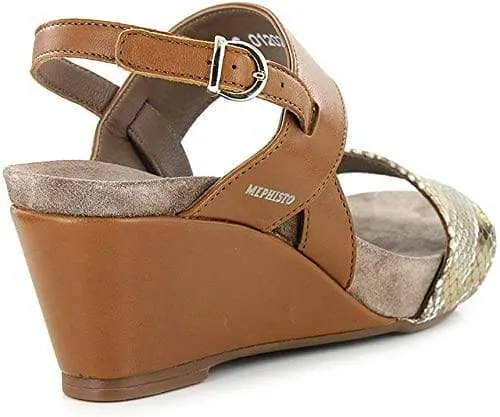 Mephisto Women's Belanda Wedges- Hazelnut