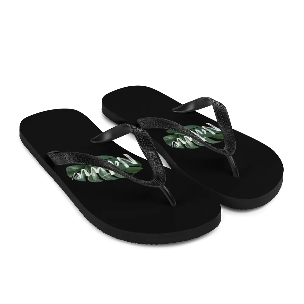 Nature Montserrat Leaf Flip-Flops