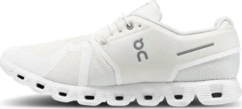 On Cloud Men's Cloud 5 Running Shoes- Undyed-White/White