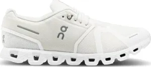 On Cloud Men's Cloud 5 Running Shoes- Undyed-White/White
