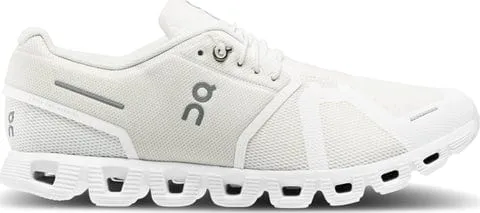 On Cloud Men's Cloud 5 Running Shoes- Undyed-White/White