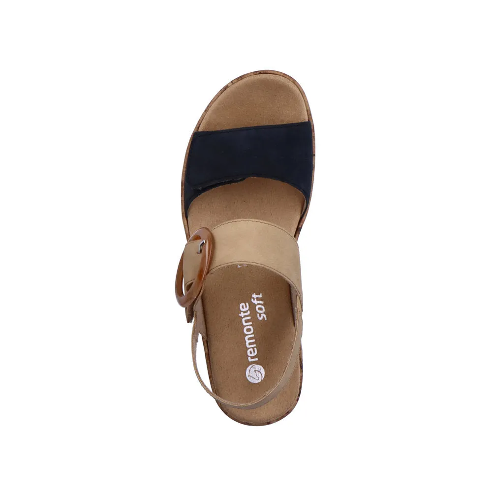 R6853-60 - Blue/Sand