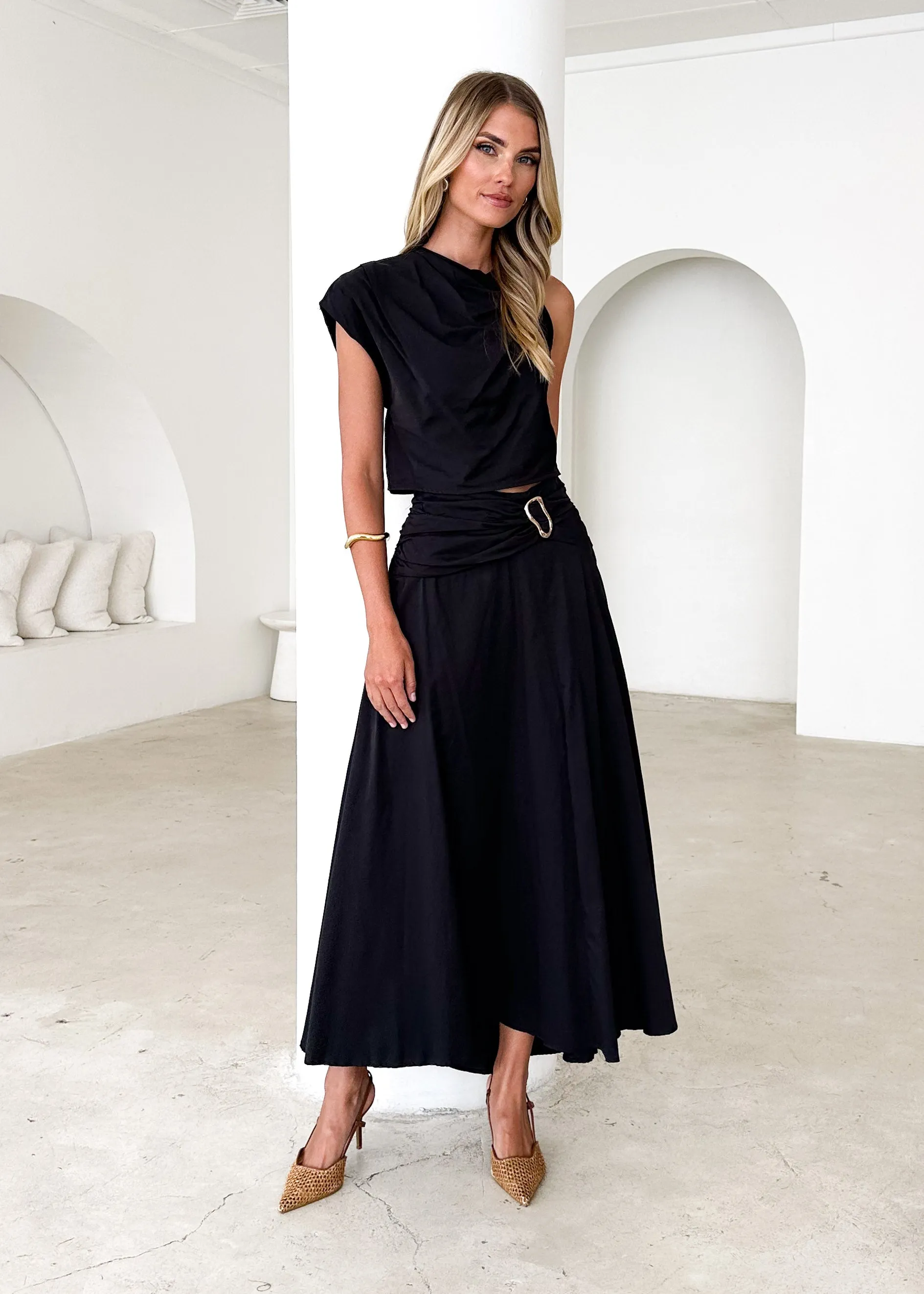 Rahnee Maxi Skirt - Black