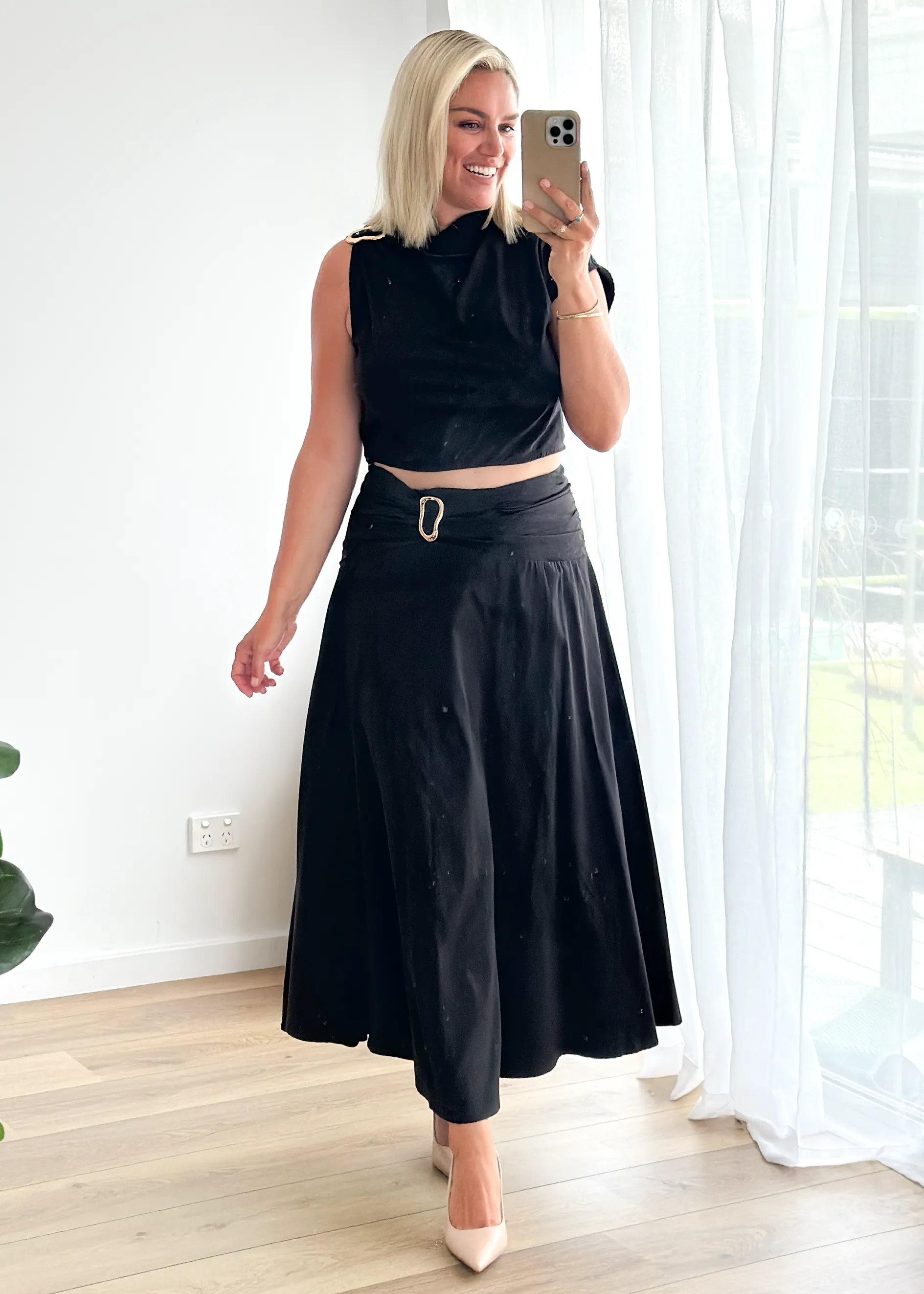 Rahnee Maxi Skirt - Black