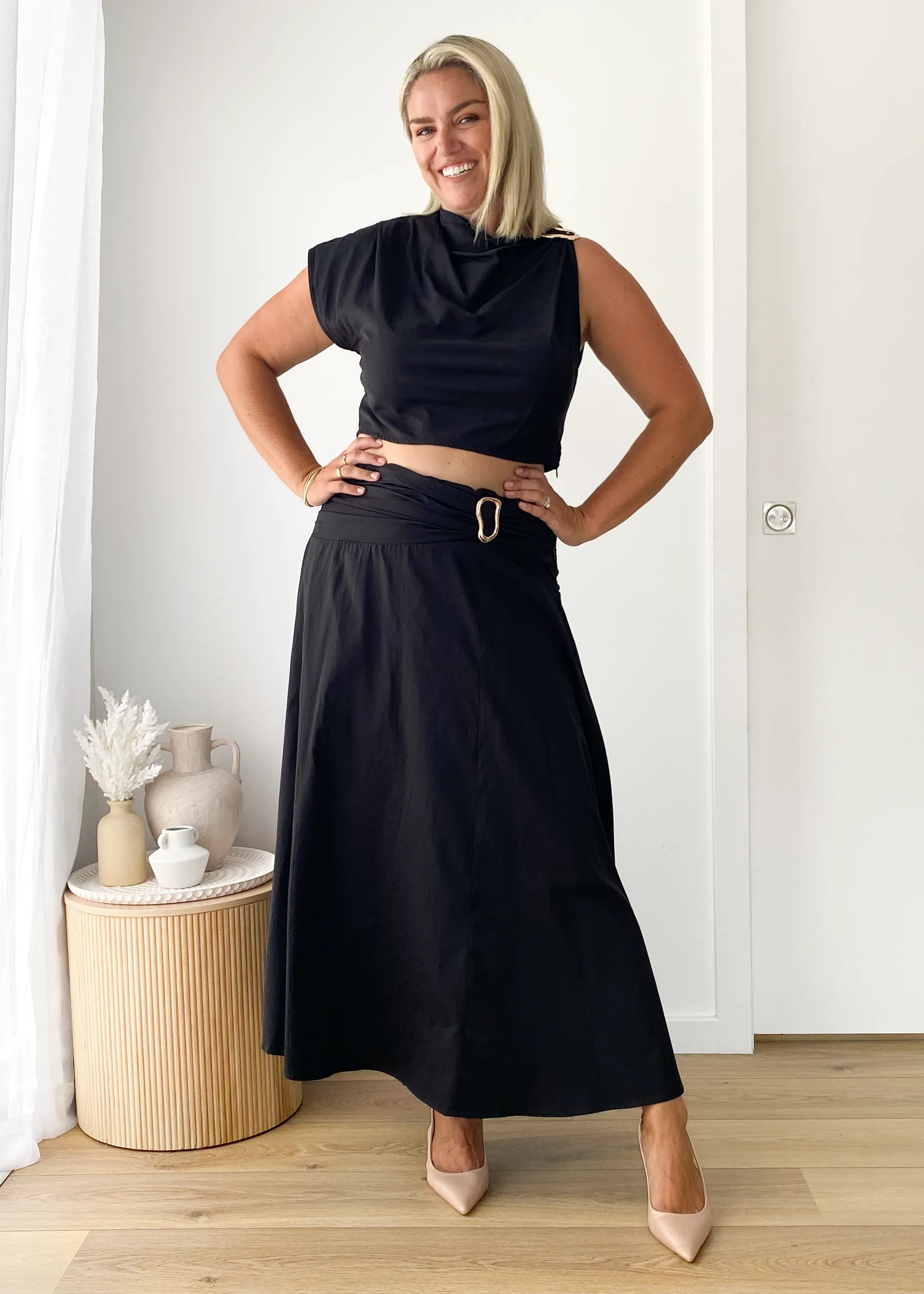 Rahnee Maxi Skirt - Black