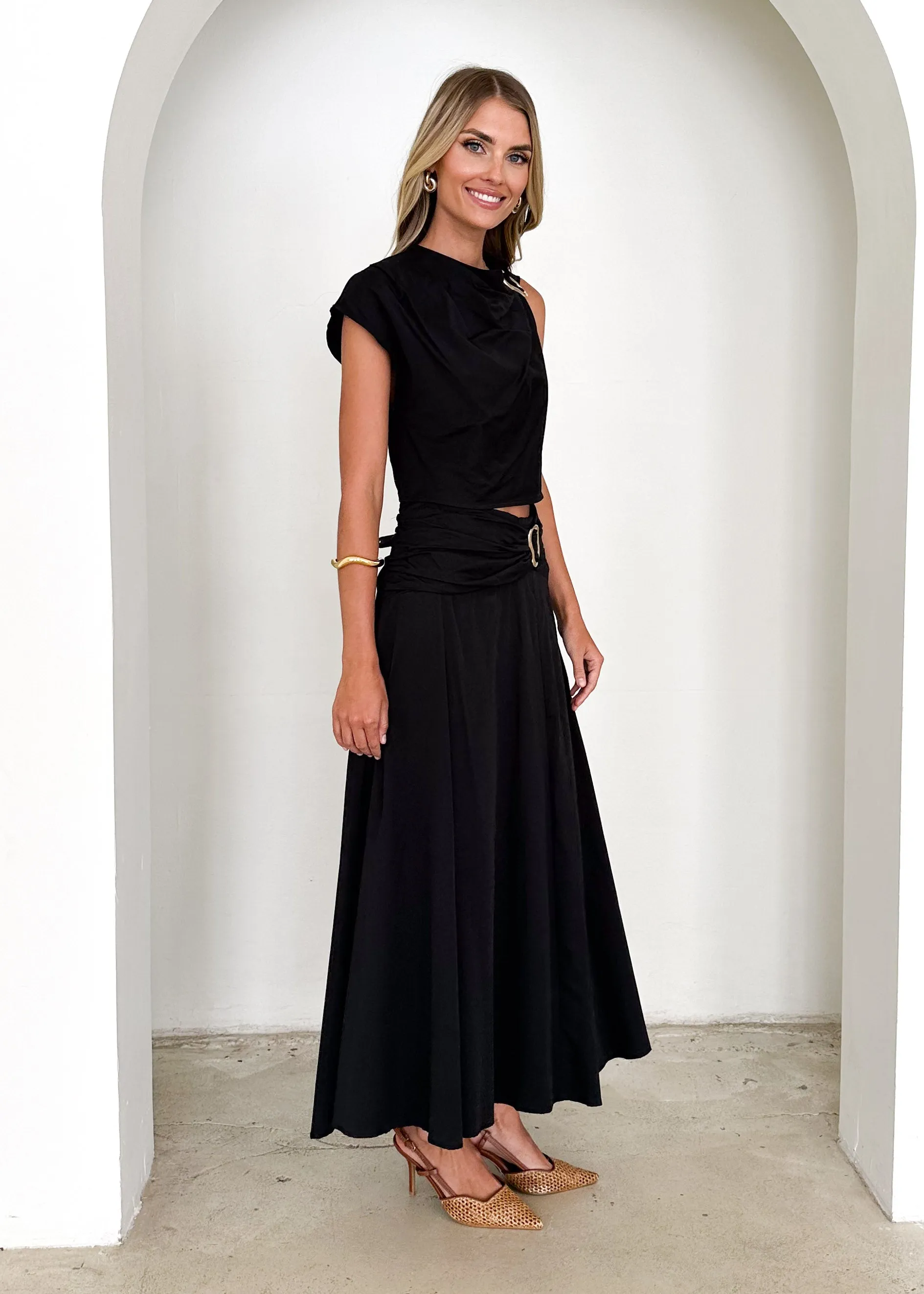 Rahnee Maxi Skirt - Black