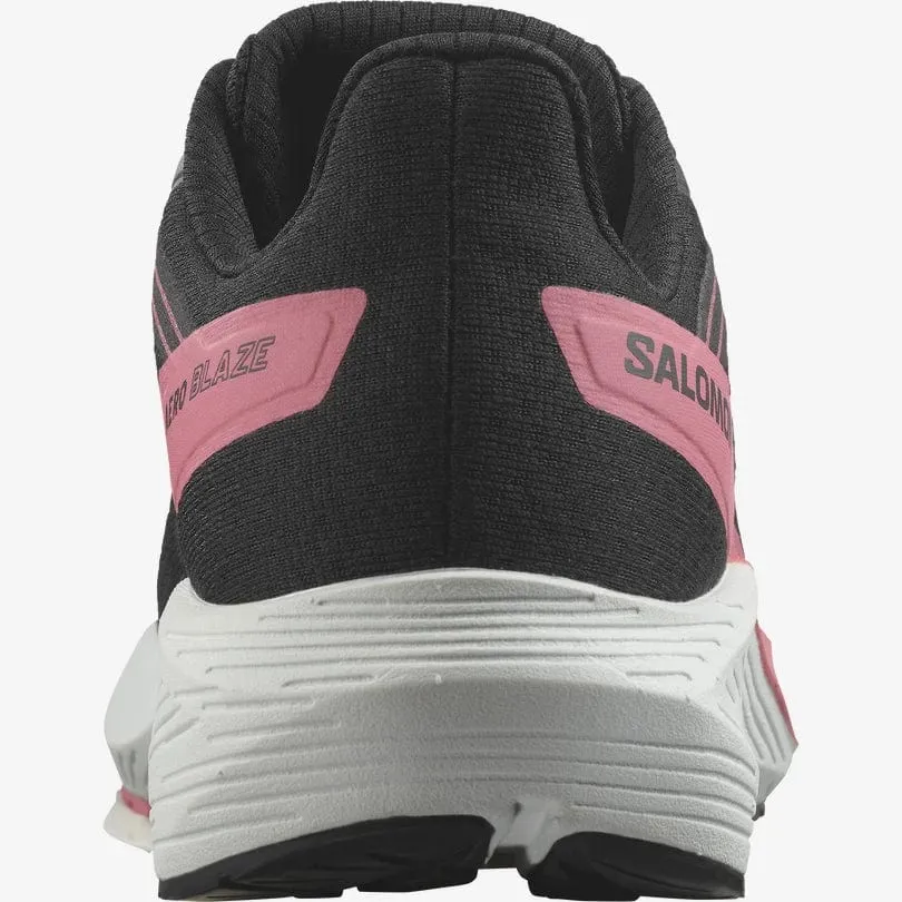Salomon Women's Aero Blaze Running Shoes- Black/ White/ Tea Rose