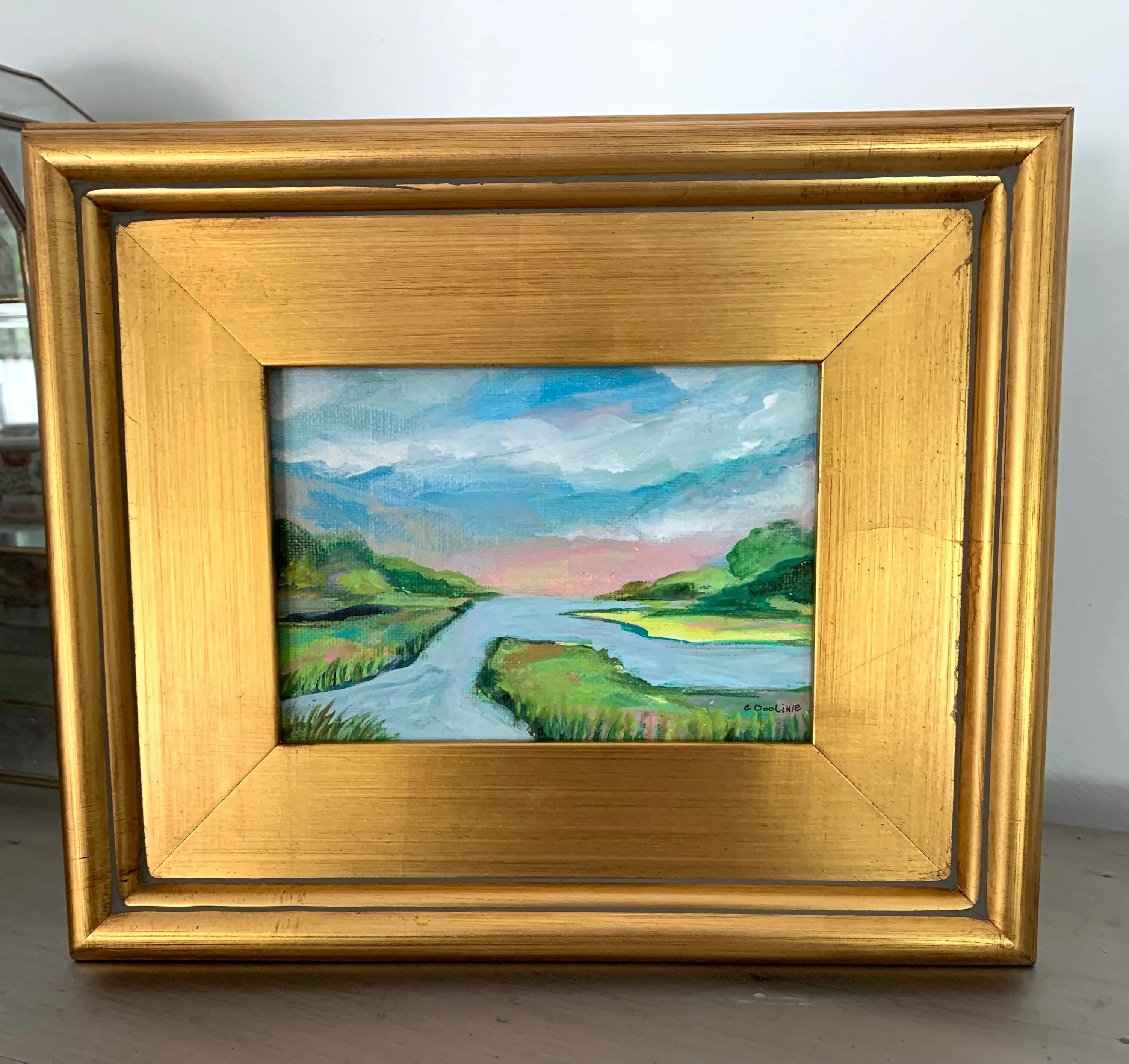 SOLD Marsh Light 10x13"