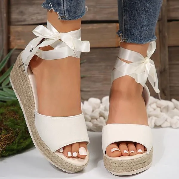 Women's Espadrille Casual Sandals with Ankle Straps 59771323S