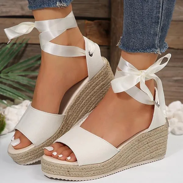 Women's Espadrille Casual Sandals with Ankle Straps 59771323S