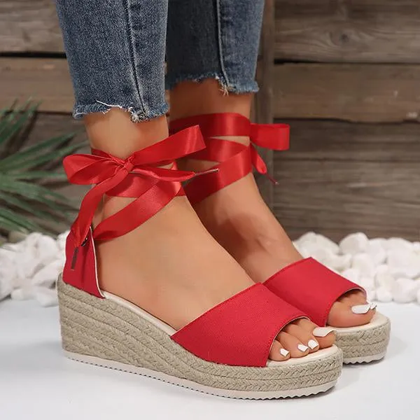 Women's Espadrille Casual Sandals with Ankle Straps 59771323S