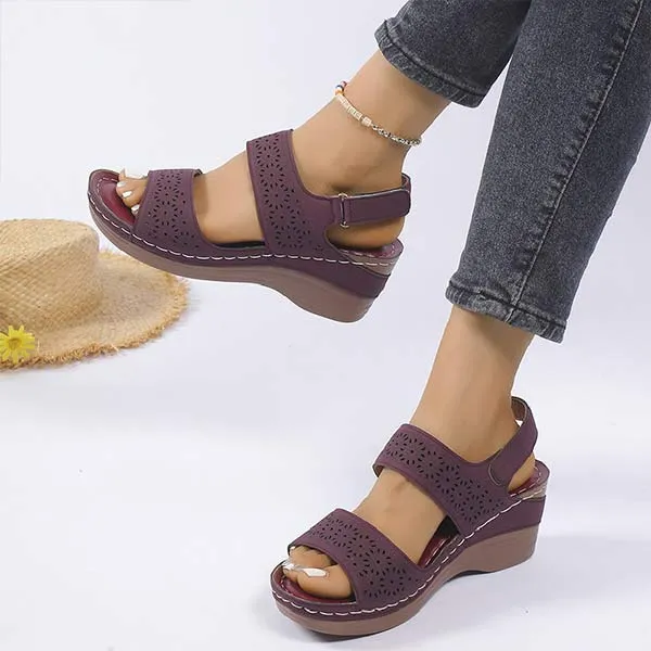 Women's Peep-Toe Casual Wedge Sandals 20830598C