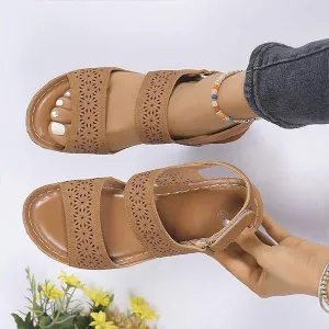 Women's Peep-Toe Casual Wedge Sandals 20830598C